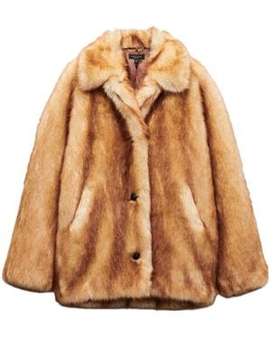 Rag & Bone Brenna Faux Fur Jacket - Brown