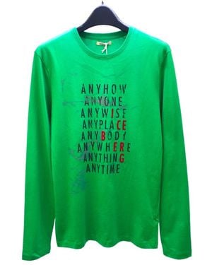 Iceberg T-Shirt With Round Neck And Long Sleeves - Green