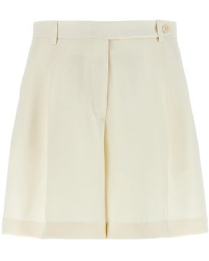 Brioni Pleat Shorts - Natural