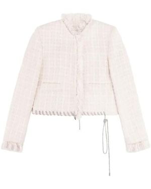 Area Tweed Lady Jacket - White