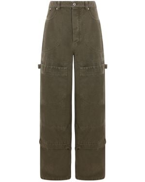 Off-White c/o Virgil Abloh Logo Patch Straight-Leg Jeans - Green