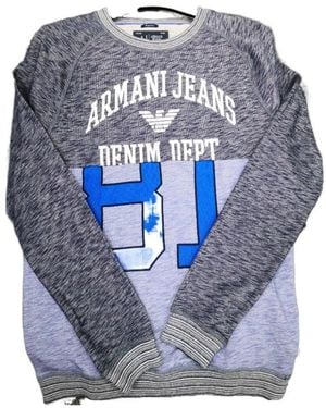 Armani Jeans Logo Jumper - Grey