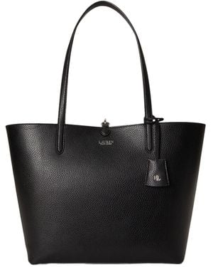 Ralph Lauren Reversible Leather Tote Bag - Black