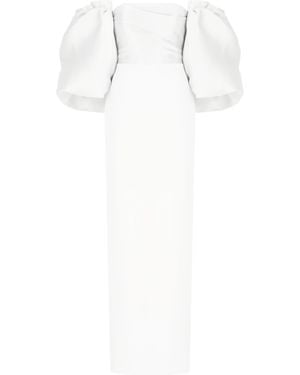 Solace London London Flori Maxi Dress - White