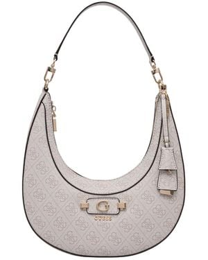 Guess Zippered Shoulder Bag - Grey