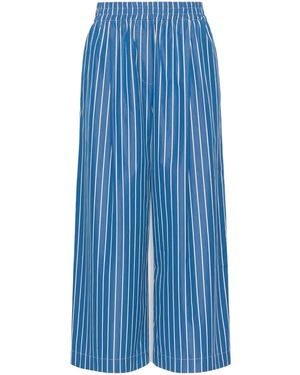 Weekend by Maxmara Patterned Casual Pants - Blue