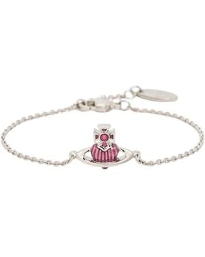 Vivienne Westwood Fabianna Bas Relief Bracelet - White