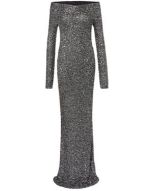 Stella McCartney Soft Shimmering Long Dress - Grey