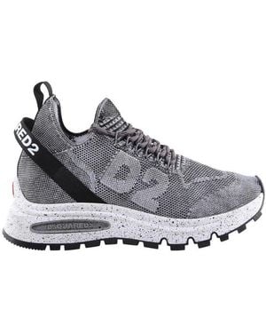 DSquared² Run Ds2 Knitted Sneakers - Gray