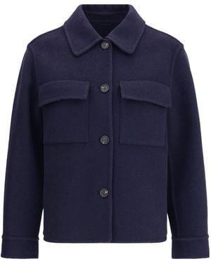 Brunello Cucinelli Virgin Wool Cashmere Jacket - Blue