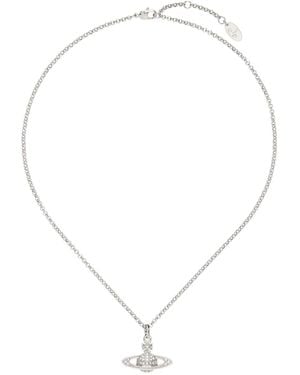 Vivienne Westwood Logo Necklace - White