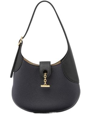 Loro Piana Mini Bobbin Chain-Embellished Shoulder Bag - Black
