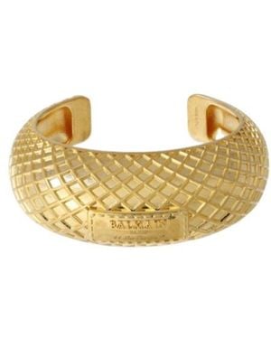Balmain Signature Grid Bracelet - Metallic
