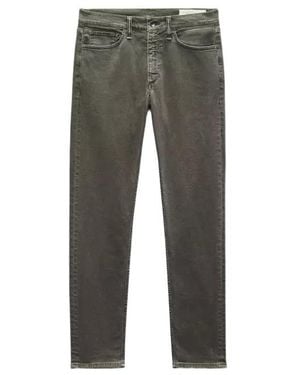 Rag & Bone Jeans With Belt Loops - Grey