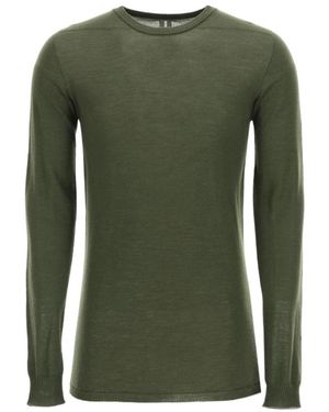 Rick Owens Crewneck Knitted Jumper - Green