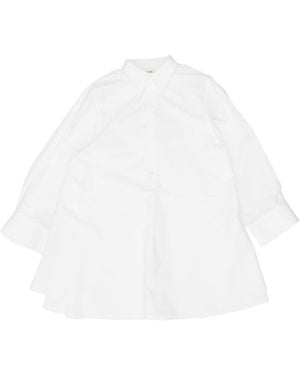 Celine Collared Dress - White
