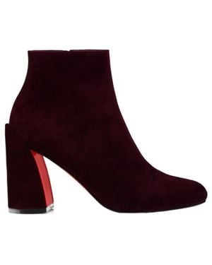 Christian Louboutin Jane Booty 85 Mm Low Boots - Purple