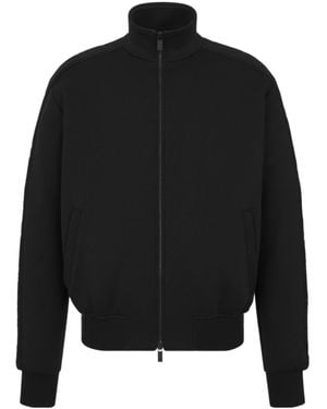 Dior Oblique Zip-Up Track Jacket - Black