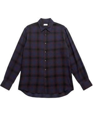Dries Van Noten Long-Sleeved Shirt - Blue