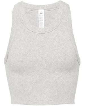 Alo Yoga Seamless Delight Sports Bra - White