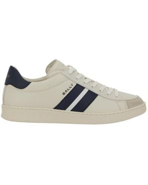 Bally Laced Trainers - Natural