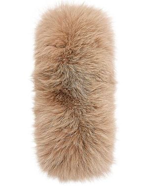 Yves Salomon Fuzzy Scarf - Natural