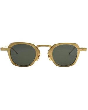 Thom Browne Eyewear Square Frame Sunglasses - Green