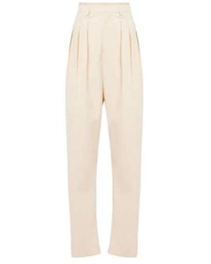 Lemaire Wool-Blend Gabardine Tapered Trousers - Natural
