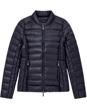 ARMANI EXCHANGE Zip Padded Coat - Blue