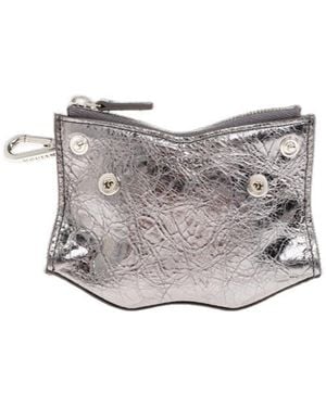 McQueen Logo Keychain Wallet - White