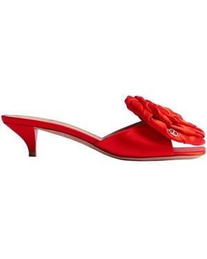 Dior Aurore Heeled Sandal - Red