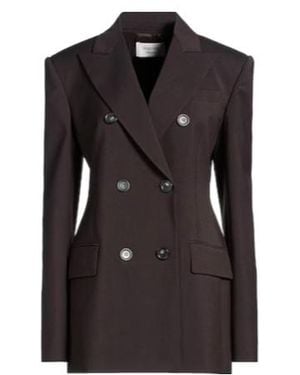 Sportmax Double-Breasted Blazer - Black