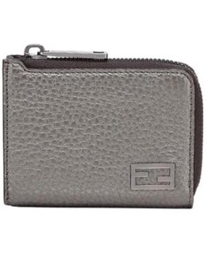Fendi Logo Card Bag - Grey