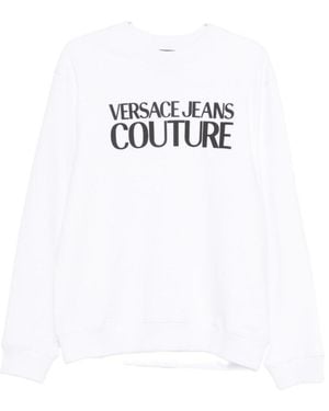 Versace Jeans Couture Couture Logo Crewneck Sweatshirt - White