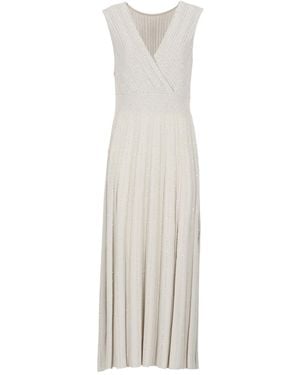 D.exterior Sleevless Flash Dress - White