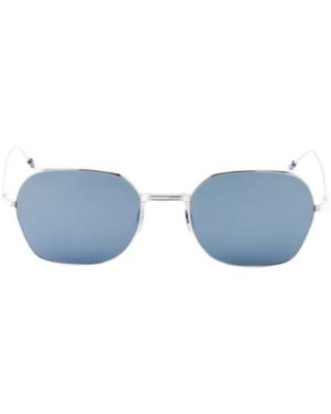 Thom Browne Eyewear Rectangular Sunglasses - Blue