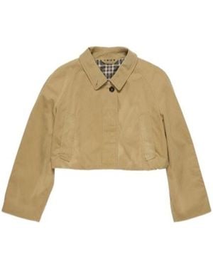 Acne Studios Long-Sleeved Casual Jacket - Natural