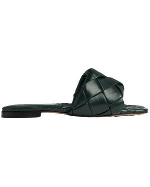 Bottega Veneta Bv Lido Flat Sandals - Green