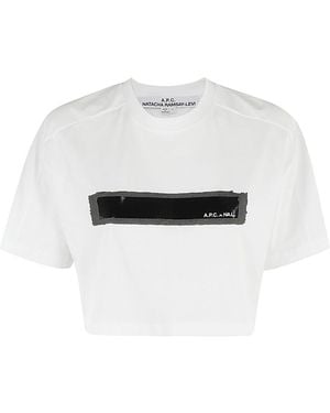A.P.C. X Natacha Ramsay-Levi Cropped Top - White