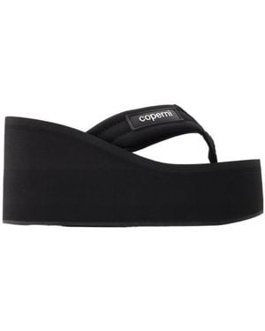 Coperni Platform Flip Heeled Sandals - Black