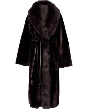 Nour Hammour Long-Sleeved Coat - Black