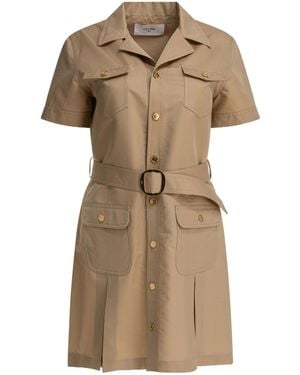 Celine Short Sleeve Dress - Natural