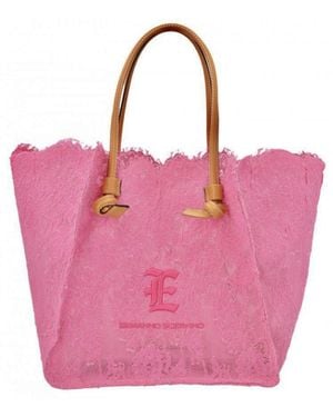 Ermanno Scervino Logo Logo Handbag - Pink