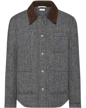 Thom Browne Herringbone Jacket - Gray
