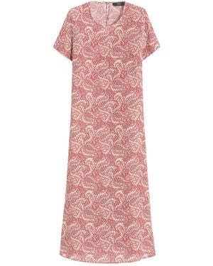 Weekend by Maxmara Paisley Midi Dress - Pink