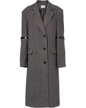 Coperni Thousand Birds Wool And Cashmere Coat - Gray
