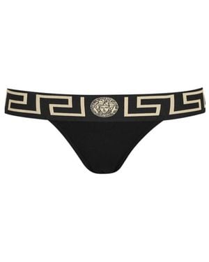 Versace Logo Briefs - Black