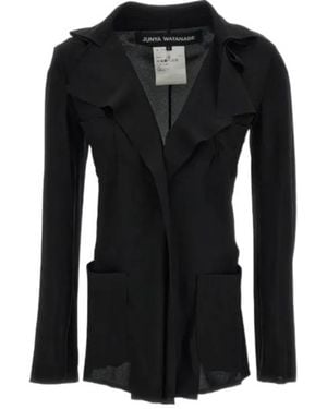 Junya Watanabe Ruffled-Detail Blouse - Black