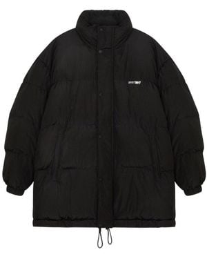 Isabel Marant Logo Patch Padded Jacket - Black