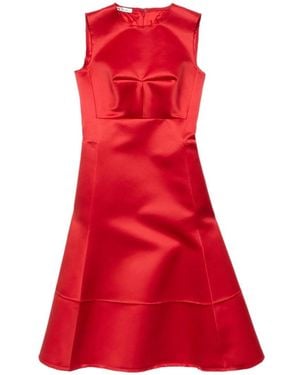 Acne Studios Satin Dress - Red